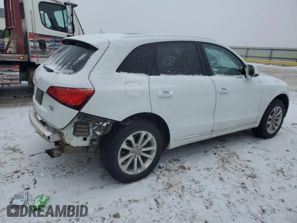 2015 Audi Q5 Premium Plus with VIN WA1LFAFP4FA014132, listed as a Copart auction lot 89253895 with 127,449 mi miles and Salvage Title. Bid and sale history available at carsss.com. Image 3.