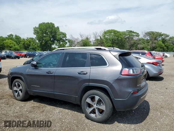 2019 Jeep Cherokee Limited z VIN 1C4PJMDX1KD331241, wystawiony jako Copart lot #60547875 z przebiegiem 139 004 mil mil oraz Czysty tytuł • Clean title. Historia ofert i sprzedaży dostępna na DreamBid. Obrazek 2.