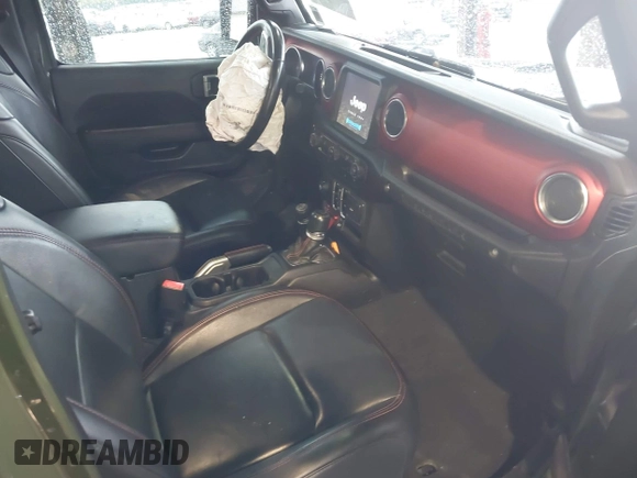 2021 Jeep Wrangler Unlimited Rubicon with VIN 1C4HJXFG4MW543254, listed as a IAAI auction lot 42316180 with 50,696 mi miles and . Bid and sale history available at DreamBid. Image 5.
