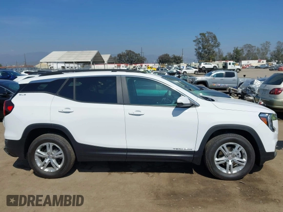 2023 GMC Terrain SLE with VIN 3GKALTEG0PL238404, listed as a IAAI auction lot 42143519 with 12,955 mi miles. Bid and sale history available at carsss.com. Image 14.