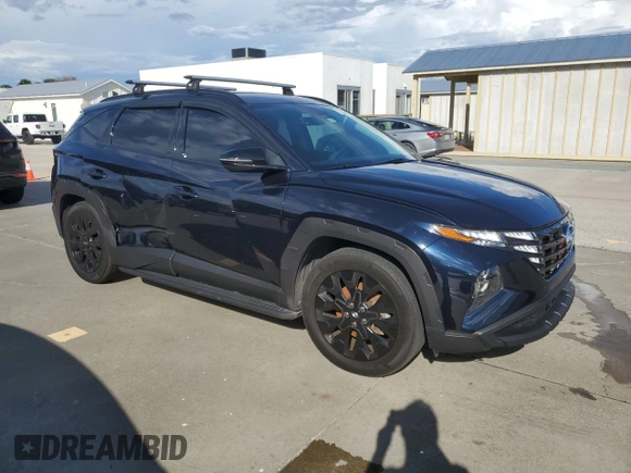 2022 Hyundai Tucson N Line with VIN KM8JF3AE5NU160322, listed as a Copart auction lot 73848804 with 0 mi miles and Non Repairable. Bid and sale history available at carsss.com. Image 4.