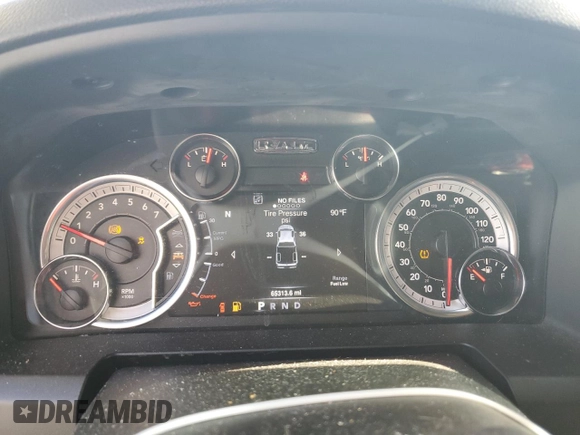 2021 Ram 1500 Tradesman z VIN 1C6RR6KT8MS508189, wystawiony jako Copart lot #63612604 z przebiegiem 65 313 mil mil oraz Nie do naprawy • Non repairable. Historia ofert i sprzedaży dostępna na DreamBid. Obrazek 9.