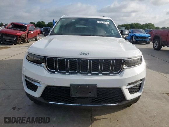 2023 Jeep Grand Cherokee z VIN 1C4RJYB63PC626221, wystawiony jako Copart lot #61619875 z przebiegiem 68 390 mil mil oraz Czysty tytuł • Clean title. Historia ofert i sprzedaży dostępna na DreamBid. Obrazek 5.