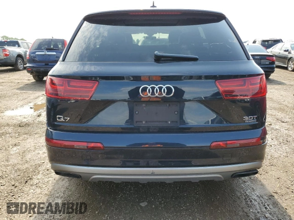 2017 Audi Q7 Premium Plus with VIN WA1LAAF79HD034568, listed as a Copart auction lot 61432345 with 131,926 mi miles and Clean title. Bid and sale history available at DreamBid. Image 6.