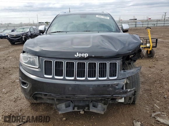 2014 Jeep Grand Cherokee Limited with VIN 1C4RJFBT3EC155985, listed as a Copart auction lot 54411025 with 110,826 mi miles and Salvage title. Bid and sale history available at DreamBid. Image 5.