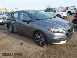 2021 Nissan Versa SV with VIN 3N1CN8EV2ML810775, listed as a IAAI auction lot 41791423 with 65,159 mi miles. Bid and sale history available at carsss.com. Image 1.