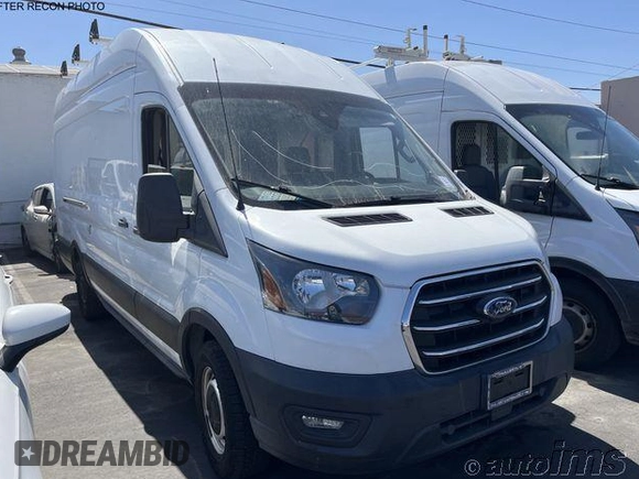 2020 Ford Transit Cargo with VIN 1FTBW3X82LKB36188, listed as a IAAI auction lot 42828633 with 71,589 mi miles and . Bid and sale history available at DreamBid. Image 9.