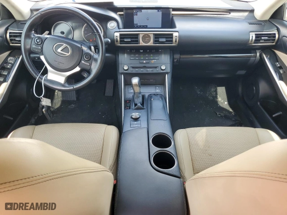 2016 Lexus IS 200t with VIN JTHBA1D28G5020015, listed as a Copart auction lot 51279685 with 88,008 mi miles and Salvage Title. Bid and sale history available at carsss.com. Image 8.