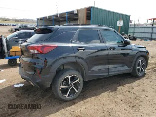 2022 Chevrolet TrailBlazer RS with VIN KL79MUSL5NB117897, listed as a Copart auction lot 51326855 with 42,125 mi miles and Salvage Title. Bid and sale history available at DreamBid. Image 3.