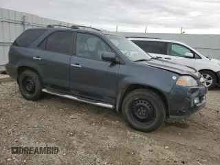 2004 Acura MDX Touring Pkg with VIN 2HNYD18604H000551, listed as a Copart auction lot 73553704 with 247,080 mi miles and Salvage Title. Bid and sale history available at carsss.com. Image 4.