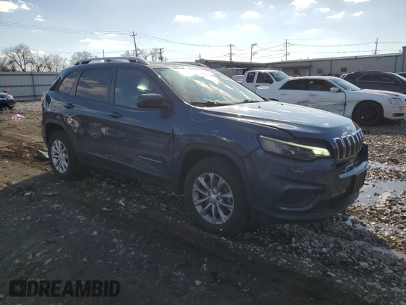 2020 Jeep Cherokee Latitude with VIN 1C4PJMCB8LD540418, listed as a Copart auction lot 49804425 with 81,190 mi miles and Salvage Title. Bid and sale history available at carsss.com. Image 4.