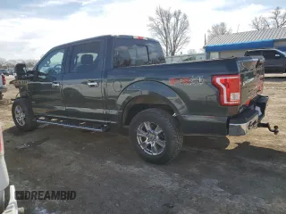 2015 Ford F-150 XLT with VIN 1FTEW1EG7FKD27007, listed as a Copart auction lot 46314205 with 156,171 mi miles and Salvage Title. Bid and sale history available at carsss.com. Image 2.