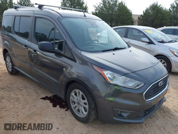 2019 Ford Transit Connect XLT with VIN NM0GS9F2XK1427203, listed as a IAAI auction lot 42265074 with 106,005 mi miles and . Bid and sale history available at DreamBid. Image 1.