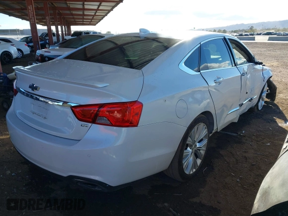 2016 Chevrolet Impala LTZ with VIN 2G1145S30G9185429, listed as a IAAI auction lot 41666638 with 150,471 mi miles. Bid and sale history available at carsss.com. Image 4.