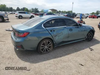 2020 BMW 3 Series 330i z VIN 3MW5R1J02L8B33169, wystawiony jako Copart lot #55660155 z przebiegiem 53 585 mil mil oraz Nie do naprawy • Non repairable. Historia ofert i sprzedaży dostępna na DreamBid. Obrazek 3.