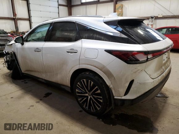 2023 Lexus RX with VIN 2T2BBMCA2PC014251, listed as a Copart auction lot 40668384 with 9,395 mi miles and Salvage Title. Bid and sale history available at carsss.com. Image 2.