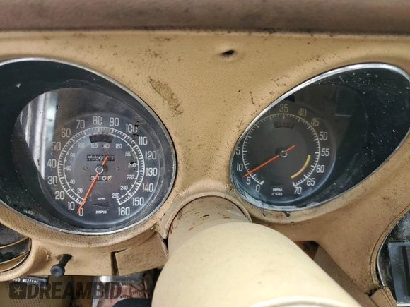 1975 Chevrolet Corvette z VIN 1Z37T5S438077, wystawiony jako Copart lot #56787605 z przebiegiem Nie podano mil oraz Czysty tytuł • Clean title. Historia ofert i sprzedaży dostępna na DreamBid. Obrazek 9.