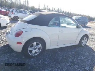 2005 Volkswagen Beetle with VIN 3VWCM21Y15M311018, listed as a Copart auction lot 77611914 with 187,498 mi miles and Salvage Title. Bid and sale history available at DreamBid. Image 3.