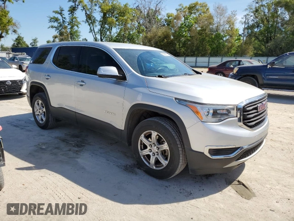 2017 GMC Acadia SLE with VIN 1GKKNKLA5HZ266748, listed as a Copart auction lot 50699755 with 96,546 mi miles and Salvage Title. Bid and sale history available at DreamBid. Image 4.