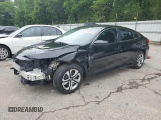 2018 Honda Civic LX with VIN 2HGFC2F5XJH590061, listed as a Copart auction lot 54492055 with 189,840 mi miles and Clean Title. Bid and sale history available at DreamBid. Image 1.