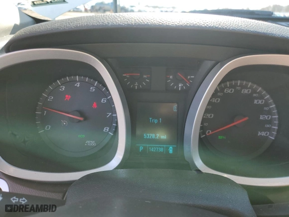 2011 Chevrolet Equinox LT w/2LT with VIN 2GNALPECXB1215567, listed as a Copart auction lot 49415515 with 142,738 mi miles and Clean Title. Bid and sale history available at carsss.com. Image 9.