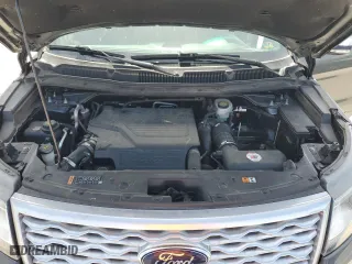2017 Ford Explorer Platinum with VIN 1FM5K8HT1HGA03355, listed as a Copart auction lot 50296905 with 107,133 mi miles and Salvage Title. Bid and sale history available at carsss.com. Image 12.