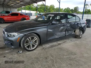 2016 BMW 3 Series 328i with VIN WBA8E9G51GNT85850, listed as a Copart auction lot 60199405 with 42,569 mi miles and Salvage title. Bid and sale history available at DreamBid. Image 1.
