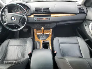 2001 BMW X5 3.0i with VIN WBAFA53511LM75228, listed as a Copart auction lot 88431445 with 144,626 mi miles and Salvage Title. Bid and sale history available at carsss.com. Image 8.
