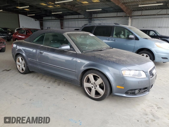 2007 Audi A4 with VIN WAUEF48HX7K031192, listed as a Copart auction lot 60358095 with 107,739 mi miles and Clean title. Bid and sale history available at DreamBid. Image 4.