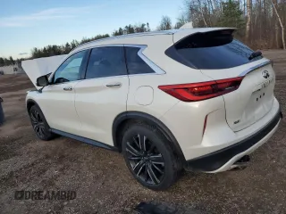 2021 Infiniti QX50 Luxe z VIN 3PCAJ5BBXMF125026, wystawiony jako Copart lot #82489264 z przebiegiem 44 928 mil mil oraz Czysty tytuł • Clean title. Historia ofert i sprzedaży dostępna na DreamBid. Obrazek 2.
