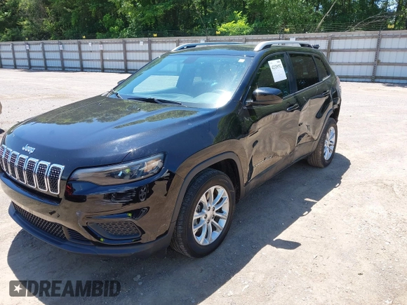 2020 Jeep Cherokee Latitude with VIN 1C4PJLCX1LD522106, listed as a IAAI auction lot 42329192 with 54,325 mi miles and . Bid and sale history available at DreamBid. Image 2.