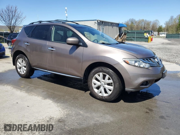 2012 Nissan Murano SV with VIN JN8AZ1MW5CW216494, listed as a Copart auction lot 53656735 with 156,249 mi miles and Salvage Title. Bid and sale history available at carsss.com. Image 4.