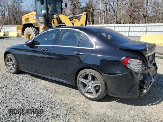 2015 Mercedes-Benz C-Class C 400 with VIN 55SWF6GB2FU027258, listed as a Copart auction lot 48703075 with 125,797 mi miles and Salvage Title. Bid and sale history available at carsss.com. Image 2.