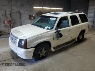 2005 Cadillac Escalade z VIN 1GYEK63N85R144130, wystawiony jako Copart lot #53692705 z przebiegiem 241 039 mil mil oraz Szkody całkowita. Historia ofert i sprzedaży dostępna na DreamBid. Obrazek 1.