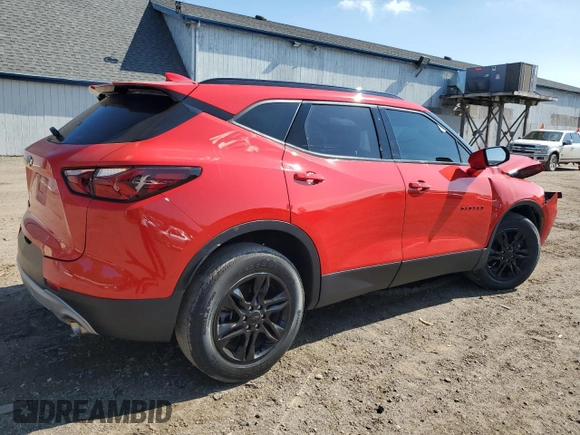 2021 Chevrolet Blazer LT z VIN 3GNKBCR4XMS534316, wystawiony jako Copart lot #57026325 z przebiegiem 37 667 mil mil oraz Nie do naprawy • Non repairable. Historia ofert i sprzedaży dostępna na DreamBid. Obrazek 3.