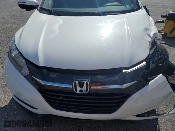 2016 Honda HR-V EX-L w/Navi with VIN 3CZRU6H77GM766390, listed as a Copart auction lot 52372705 with 33,296 mi miles and Salvage Title. Bid and sale history available at carsss.com. Image 12.
