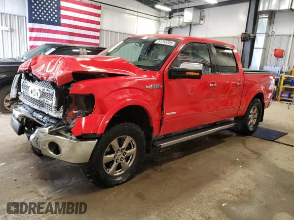 2012 Ford F-150 XL with VIN 1FTFW1ET7CFA14903, listed as a Copart auction lot 51752495 with 186,347 mi miles and Clean Title. Bid and sale history available at carsss.com. Image 1.