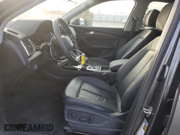 2022 Audi Q5 S line Premium Plus with VIN WA1EAAFY6N2048694, listed as a Copart auction lot 88556535 with 34,009 mi miles and Salvage Title. Bid and sale history available at DreamBid. Image 7.