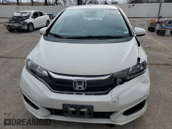 2019 Honda Fit LX with VIN 3HGGK5G47KM719116, listed as a Copart auction lot 87087244 with 40,108 mi miles and Salvage Title. Bid and sale history available at DreamBid. Image 5.