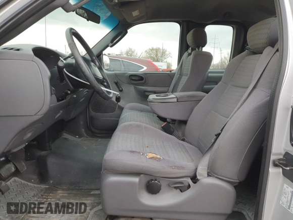 2002 Ford F-150 XL with VIN 1FTRX17232NB46169, listed as a Copart auction lot 49477685 with 182,508 mi miles and Salvage Title. Bid and sale history available at carsss.com. Image 7.