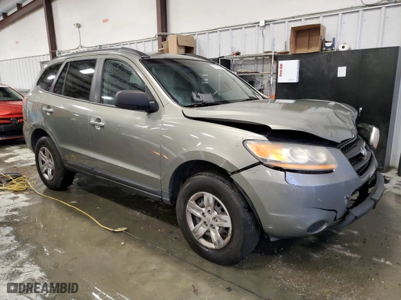 2009 Hyundai Santa Fe GLS with VIN 5NMSG13D39H331306, listed as a Copart auction lot 45045225 with 258,109 mi miles and Salvage Title. Bid and sale history available at carsss.com. Image 4.
