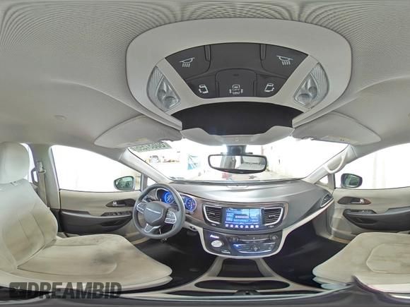2017 Chrysler Pacifica Touring with VIN 2C4RC1DG7HR519429, listed as a Copart auction lot 60887595 with 109,311 mi miles and Salvage title. Bid and sale history available at DreamBid. Image 15.