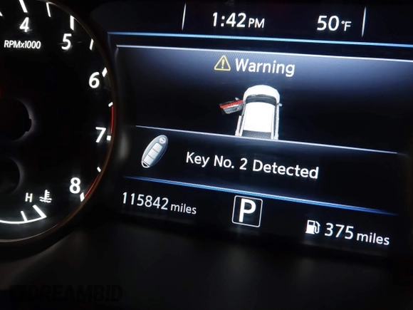 2016 Nissan Maxima SV with VIN 1N4AA6AP4GC418589, listed as a IAAI auction lot 41840085 with 115,842 mi miles and . Bid and sale history available at DreamBid. Image 16.
