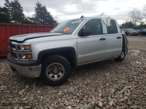 2015 Chevrolet Silverado 1500 LS with VIN 1GCVKPEH9FZ200001, listed as a Copart auction lot 39518954 with 138,293 mi miles and Salvage Title. Bid and sale history available at carsss.com. Image 1.