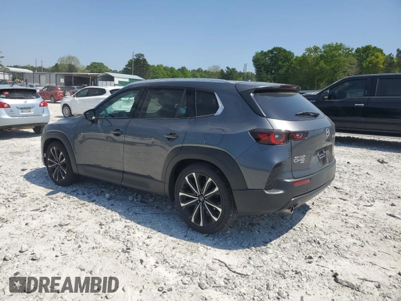2025 Mazda CX-50 S Premium Plus with VIN 7MMVABEM4SN337321, listed as a Copart auction lot 53494665 with 4,919 mi miles and Salvage title. Bid and sale history available at DreamBid. Image 2.