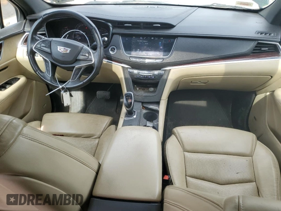 2017 Cadillac XT5 Luxury AWD with VIN 1GYKNDRS4HZ308182, listed as a Copart auction lot 49474225 with 107,388 mi miles and Salvage Title. Bid and sale history available at carsss.com. Image 8.