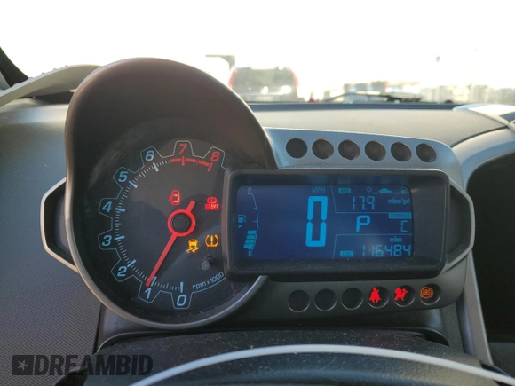 2014 Chevrolet Sonic LTZ with VIN 1G1JE5SH8E4118134, listed as a Copart auction lot 86915364 with 116,484 mi miles and Salvage Title. Bid and sale history available at carsss.com. Image 9.
