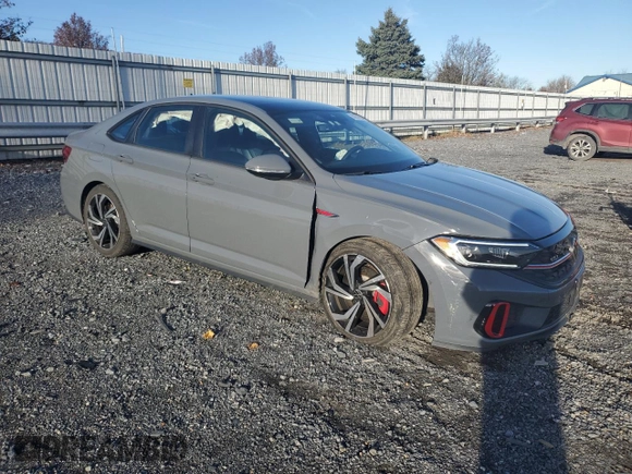 2022 Volkswagen Jetta GLI Autobahn with VIN 3VW2T7BUXNM029483, listed as a Copart auction lot 80657614 with 37,545 mi miles and Salvage title. Bid and sale history available at DreamBid. Image 4.