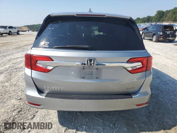 2018 Honda Odyssey Elite with VIN 5FNRL6H95JB062033, listed as a Copart auction lot 63732915 with 105,234 mi miles and Salvage title. Bid and sale history available at DreamBid. Image 6.