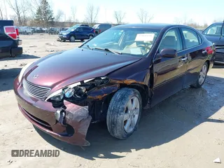 2005 Lexus ES 330 with VIN JTHBA30G455137584, listed as a IAAI auction lot 41961431 with 197,531 mi miles. Bid and sale history available at carsss.com. Image 2.